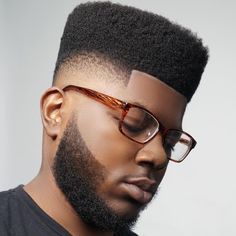 Flat Top Fade, Fade Haircut With Beard, Types Of Fade Haircut, Fade Haircut Styles, Best Fade Haircuts, Afro Fade, Low Skin Fade, Flat Top Haircut