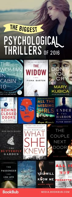 The biggest psychological thriller books to read from this past year. Perfect books to read if you like Gone Girl or The Girl on the Train. Physiological Thriller Books, Books Sites, Skin Wallpaper, Film Thriller, Read List, Winter Reads