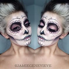 Sugar Skull makeup look