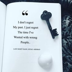 an open book with a key attached to it and the quote never make relationship for times, because maybe another person is very serious about it