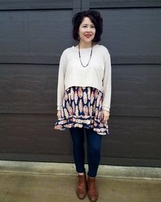 Foggy Day, Ruffled Tunic, Streetstyle Fashion, Shoes Booties, Don't Let