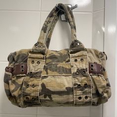 Camo Bag, Michelle Trachtenberg, Mary Kate Ashley, Pretty Bags, Cute Bags, Diy Bag