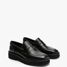 Genuine Leather Paolo Loafer From Maguire. Purchased For $200 Worn Once Or Twice. They Are Size 9.5 But Run Small. Still In Original Box Loafer Flats, Flat Shoes Women, Loafers, Genuine Leather, Running, Women Shoes, Women Shopping, Leather, Black