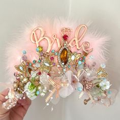 We all have favourites! Well this is ours! Our gorgeous Multi coloured Bride to be Crown! It's very Extra and Oozes fun with the colours used. A Multi Crown featuring Rose gold details, multi embellishment and our flouncy feathers for that extra movement! This crown will be made issuing a variety of fabrics and will be one of a kind just for you ! Did someone say festival vibes ?!?  LOVE Alice Band, Wedding Veil, Alice Bands, Crown Bride, Bride Crown, Wedding Veil Accessories, Feather Headband, Festival Vibes, Crown Headband