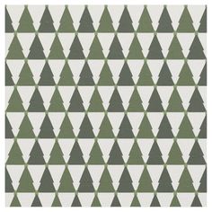 a green and white wallpaper with trees on the bottom, in different shades of grey