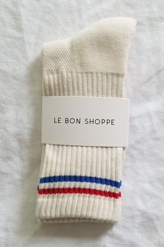 Le Bon Shoppe Boyfriend socks WFH cozy milk | Pipe and Row Boutique Seattle Girlfriend Socks, Boyfriend Socks, Milk Color, Natural Textiles, The Girlfriends, Sports Socks, And Just Like That, Karen Walker, Girls Dream