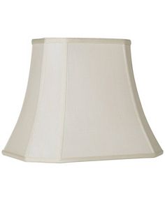 a white lamp shade on a white background