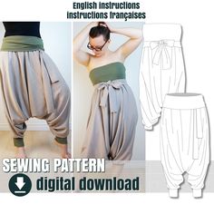 the sewing pattern is designed to be easy and comfortable for any type of person in the house