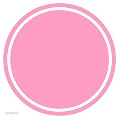 a pink circle on a white background