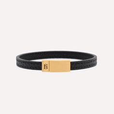 thin black leather gold bracelet fot men stainless steel steel and barnett Minimal Bracelet, Gold Armband, Handcrafted Bracelets, Jewelry For Men, Bracelet Black, Black Edition, Metal Buckles, Leather Band, Brown Gold