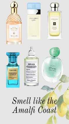 Best amalfi coast perfumes Summer Aesthetic Italy, Clean Girl Aesthetic Summer, Perfume Guide, Summer Vacation Packing List, Summer Vacation Packing, Italy Amalfi Coast, Citrus Perfume, Amalfi Coast Positano, Aesthetic Italy