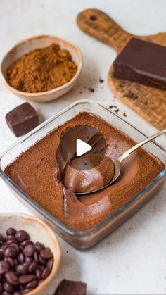 Shivesh Bhatia on Instagram: "When I first saw this recipe I couldn’t believe that you could transform leftover rice into a decadent chocolate mousse💁🏻‍♂️ But after having tried it🙌🏻, I can confidently say that you cannot taste rice at all and the result is incredibly chocolatey, creamy and just soo good ❤️

Ingredients
🤌🏻1+1/2 cup (260g) dark chocolate, melted 
🤌🏻1 cup boiled rice
🤌🏻1/2 hot water
🤌🏻Cocoa powder, for dusting 

Process
1. Begin by melting dark chocolate in the microwave, heating it in 30-second intervals until it is completely melted.
2. In a blender, combine cooked rice, boiled water, and the melted dark chocolate. Blend until you achieve a smooth, velvety mousse like texture.
3. Pour the mixture into a bowl and refrigerate it for 2 hours until it sets. 
4. Onc Rice Chocolate Mousse, Chocolate Rice Mousse, Chocolate Jello Recipes, Chocolate Bowls Desserts, 3 Ingredient Mousse, 2 Ingredient Mousse, Rice Chocolate, Bake With Shivesh, Mousse Desserts