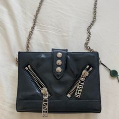 Kenzo Zipped Kalifornia Mini Wallet Matte Leather ;) Inner Compartments (Card Holders), Magnetic Closure, Zip Pockets One Of My Staples, Sad To Sell But I’m Becoming A Bag Lady Chain Is A Bit Discolored And Main Three Buttons Are Scratched But Only If You’re Paying Attention Otherwise It Wears Well Kenzo Crossbody Bag, Vintage Designer Bags, Leather Sling Bag, Black Leather Crossbody Bag, Paying Attention, Ralph Lauren Collection, Crossbody Wallet, Mini Wallet, Mini Shoulder Bag