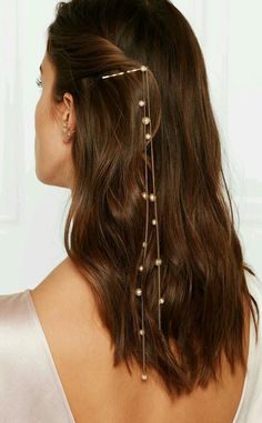 Wedding Hairstyle Ideas, Hairstyles Design, Brown Ombre Hair, Hair Clips Diy, Beach Wedding Hair, Hair Accessories Boho, Handmade Hair Accessories, Wedding Hairstyle, Wedding Hairstyles For Long Hair