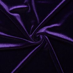 Purple Stretch Velvet Fabric This Stretch Velvet fabric is high quality fabric and is being sold in variety of bolt size. This item is sold at an affordable price with free shipping that you can't find anywhere else. A nice stretchy velvet fabric with a silky soft feeling, a 4-way stretch great for apparel, costumes, dance wear, decorations and more.     ＄＄𝗕𝘂𝘆 𝗠𝗼𝗿𝗲 － 𝗦𝗮𝘃𝗲 𝗠𝗼𝗿𝗲＄＄   ⦿ Orders over 1 yard will be shipped as one whole complete section. ‣ Example, if you purchase 2 yards it will ship as one continuous piece. ⦿ Sold by the Bolt of 2 yards. Each quantity is 2 yards. ‣ Example: Quantity of 2 will be 4 yards shipped as 2 separate 2 yard bolts. ⦿ Sold by the bolt of 3 yards. Each quantity is 3 Yards. ‣ Example: Quantity of 2 will be 6 yards shipped as 2 separate 3 yard Velvet Purple Aesthetic, Purple Fabric Aesthetic, Luxury Festive Purple Embroidered Fabric, Purple Velvet Fabric, Dark Purple Fabric, Blue Castle, Robin Cosplay, Purple Cotton Fabric, Costumes Dance