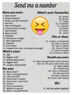 a poster with the words send me a number and an emoticive smiley face