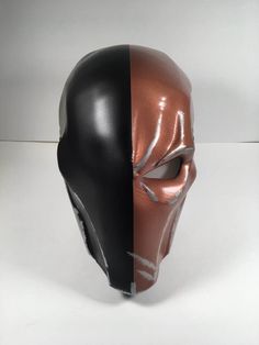 Black Helmet-shaped Mask For Cosplay, Black Helmet Mask For Cosplay Events, Black Helmet Mask For Cosplay, Full Face Black Masks For Cosplay, Black Superhero Cosplay Masks, Black Superhero Mask For Masquerade, Black Superhero Masquerade Mask, Superhero Black Masks And Prosthetics For Halloween, Black Superhero Masks And Prosthetics For Cosplay