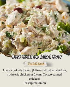 the best chicken salad ever you'll meet