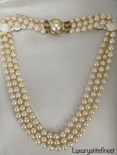 Welcome to LUXURYATITSFINEST, your final destination for gorgeous vintage pearl jewelry at highly competitive prices. Vintage Pearl jewelry is our Passion. All our jewelry pieces are tested and guaranteed authenticity. We are auctioning of a vintage estate high quality saltwater Japanese AKOYA genuine Pearl necklace. The vintage Akoya pearls were allowed to grow in the host shell for much longer, creating a thicker layer or nacre. That is where the deep radiance comes from~many many layers of the "calcium substance" that is produced, giving the pearls a 3D type look. If you are looking at this listing you already know that the pearls are classy addition to any outfit. You are about to invest in timeless elegance and beauty. This necklace is gorgeous and it’s embellished with 14K 585 solid Vintage Pearl Jewelry, Genuine Pearl Necklace, 3d Type, Pearl Clasp, Ideal Shape, Final Destination, Vintage Pearl, Real Pearls, Pearl Strands