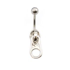 Navel Ring with Zipper Design 14g Description Navel Ring with Zipper Design 14g Measurement: 14g (1.6 mm), 10 mm length shaft, 5mm top ball  Show your love for fashion and clothe wearing this unique belly ring Shipping and Returns We are a U.S. based seller and all of our products are shipped from the United States.  You can return any product within 30 days from purchase date. We Care And Will Reply Within 24-48 Hrs! Belly Button Piercing Zipper, Belly Button Piercing Outfits, Double Belly Piercing, Nana Banana, Unique Belly Rings, Cute Belly Rings, Pregnancy Belly Rings, Button Piercing, Belly Button Jewelry