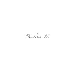 a black and white photo with the words pauls 23 written in cursive writing