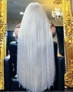 Hair Tinsel Wig, Hair Tinsel Blonde, Tinsel Hair, Hair Tinsel, Peinados Fáciles Para Cabello Corto, Pretty Hair Color, Hair Inspiration Color, Hair Inspo Color