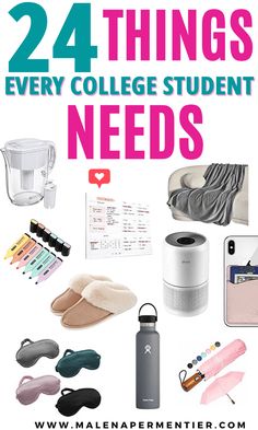 college student needs 24 things every college student needs