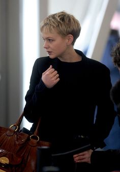 Carey Mulligan Hair, Boy Cut, Boy Cuts, Short Hair Haircuts, Good Hair Day, Short Hair Styles Pixie, Short Pixie