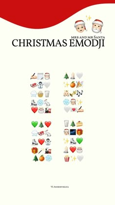 the christmas emodi book is open and ready to be read by someone else