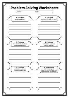 a worksheet for problem solves problems and solves them with the answers