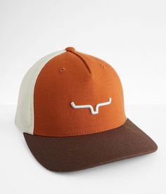 Kimes Ranch G&T 110 Flexfit Trucker Hat - Orange/Brown/Cream , Women's Burntorange Embroidered logo wool blend snapback hat One size fits most. 44% Polyester 43% Acrylic 11% Wool 2% PU Spandex. Apparel & Accessories > Clothing Accessories > Hats Orange Brown, Women's Hats, Ranch Outfits, Country Hairstyles, Country Gal, Kimes Ranch, Western Clothes, Hat For Women, Accessories Clothing