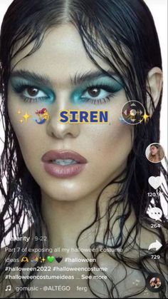 Mermaid Makeup Halloween, Costume Ideas Halloween, My Halloween Costume, Mermaid Halloween, Trendy Halloween Costumes, Mermaid Aesthetic, Mermaid Makeup