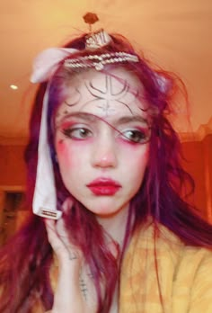 Grunge Hair, Hair And Makeup, Aesthetic Makeup, Makeup Inspo