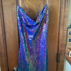 Windsor Sequin Homecoming Dress - Never Worn, Color Is Lavender On Tag. Cow Print Dress, Dresses Windsor, Purple Silk Dress, Mesh Party Dress, Sparkle Mini Dress, Sequin Homecoming Dress, Homecoming Formal Dresses, Rainbow Fish, White Bodycon