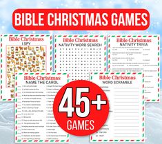 the bible christmas games are available for kids to play on their own computer or tablet