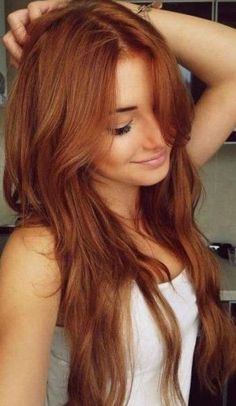 Layered Auburn Red Hairstyle for Long Hair 2014 Hair Trends, Coppery Red, Summer Tan, 얼굴 그리기, Auburn Hair, Red Hair Color, Hair Envy, Ginger Hair, 50 Shades