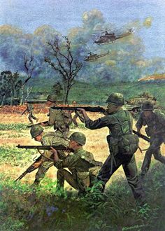 Army Drawing, Mg 34, Vietnam History, Vietnam Art, Vietnam Vets