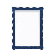 Blue Wavy Frame - The Well Appointed House Wavy Frame, 4x6 Frames, Blue Picture Frames, Hallmark, Picture Frames, Recycling, Im Not Perfect, Frame, Blue