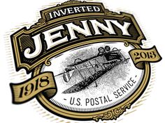 the logo for jenny's postal service