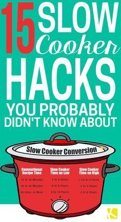 an advertisement for the slow cooker hacks cookbook, which includes instructions on how to