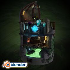 I partnered with @class101_us to bring an exclusive new 3d modelling course online! This class will see you create a stylized arcane mage tower made up of four floors. Enter the tower through an ominous magical sewer system and rise to a makeshift tavern area. #3dart #3dartist #3dmodeling #3dartwork #blender3d #3ddiorama #blenderrender #3dstylizedart #3dmodel #blender3 #madewithblender #class101 #isometricdiorama #isometricart #isometric3d #isometric #3denvironment #3dfantasy #3dillustration Arcane Mage, Mage Tower, How To Use Blender, 3d Modeling Tutorial, Sewer System, 3d Modeling Software, Unity 3d, Isometric Art