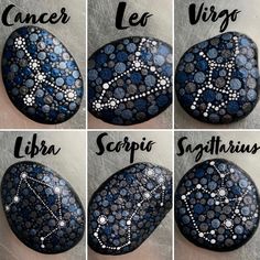 Spiritual Rock Painting Ideas, Painted Rocks Ideas Creative, Sketchy Doodles, Clay Date, Constellation Craft, Mandela Rock Painting, Dot Rocks, Rocks Garden, Stool Ideas