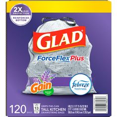 glad forceflex plus laundry bags with free shipping