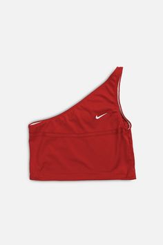 the nike sports bra top in red