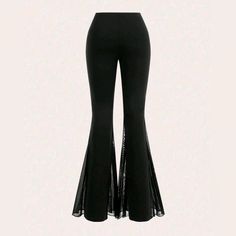 Host Pick Host Pick Hp Solid Color Flared Pants Length 40.7 Inch Waist 41.7 Inch Hips 36.3 Inch Tight 22.9 Inch Inseam 31.3 Inch Details Large 8/10 Flare Leg, Elastic Waist, High Stretch, Knitted Fabric 95%Polyester 5% Elastane Gothic Flare Pants, Fyodor Cosplay, Mondstadt Characters, Steampunk Pants, Black Lace Pants, Flair Pants, Gothic Pants, Black Flare Pants, Goth Clothing