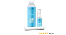 Amazon.com: ULTRA CLARITY Eyeglass Lens Cleaning Spray 7oz Value Pack, 1oz Spray, 6oz Refill, & Microfiber Cloth, Glasses, Phone & Electronic Screens, Ideal Even on Coated Surfaces, Professional Grade : Health & Household Small Bottles