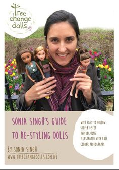 a woman holding dolls in her hands with the caption'sonja sings guide to re - string dolls '