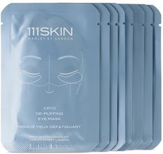 Set of eight gel eye mask for tightening and reducing the appearance of dark circles under the eyes. Features seaweed extract, vitamin E, and peptide complex. Gluten-free and cruelty-free. Aqua / Water / Eau, Glycerin, Dipropylene Glycol, Benzyl Glycol, Chondrus Crispus (Carrageenan) Powder, Ceratonia Siliqua (Carob / Caroube) Gum, Xanthan Gum, Allantoin, PEG-60 Hydrogenated Castor Oil, Ethylhexylglycerin, Cyamopsis Tetragonoloba (Guar) Gum, Agar, Synthetic Fluorphlogopite, Raspberry Ketone, Cal Eyes Features, Gel Eye Mask, Dark Circles Under The Eyes, Raspberry Ketones, Sodium Benzoate, Hydrolyzed Collagen, Xanthan Gum, Castor Oil, Dark Circles