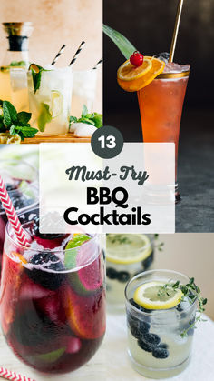 BBQ Cocktails Summer Bbq Drinks Alcoholic, Drinks That Go With Bbq, Beer Bourbon Bbq Party, Summer Bourbon Drinks, Mixed Drinks With Fireball Whiskey