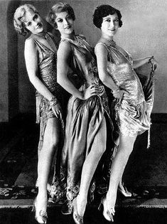 Flapper Girls, Twenties Style, Louise Brooks, Three Women, Flapper Girl, 1920s Flapper